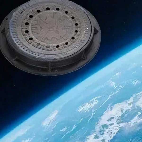 ¿Cuál es el objeto más rápido creado por el hombre? Una tapa de alcantarilla